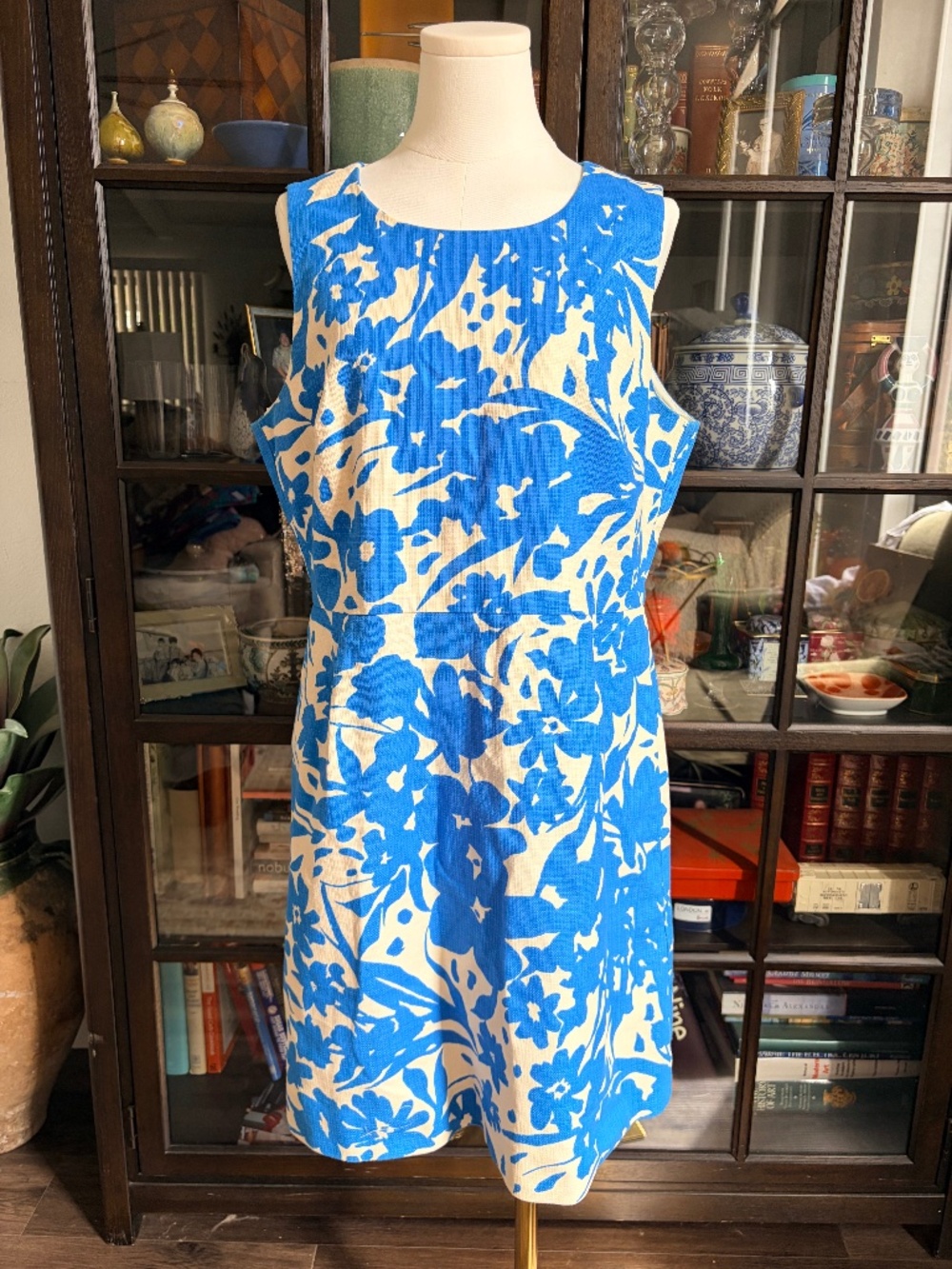 J Crew, Floral Sheath Dress, size 14
